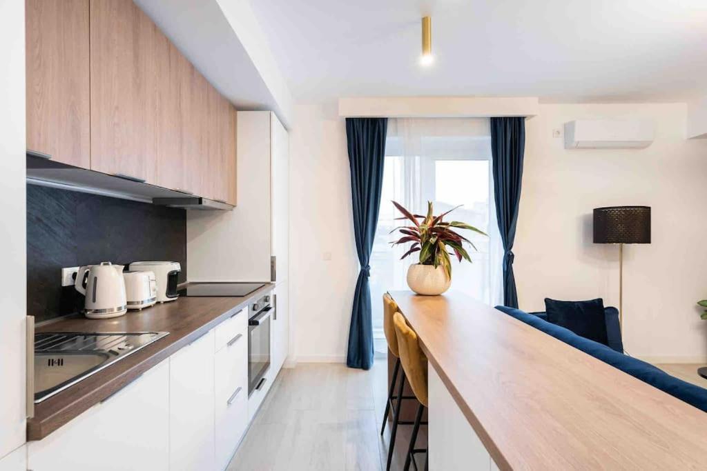 Ferienwohnung Blue Velvet Bukarest Exterior foto